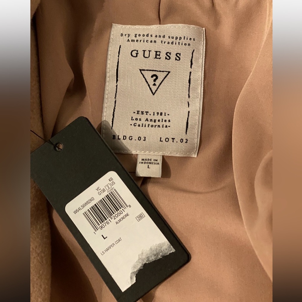 Guess Women's Classic Tan Trench Coat - Picture 2 of 2